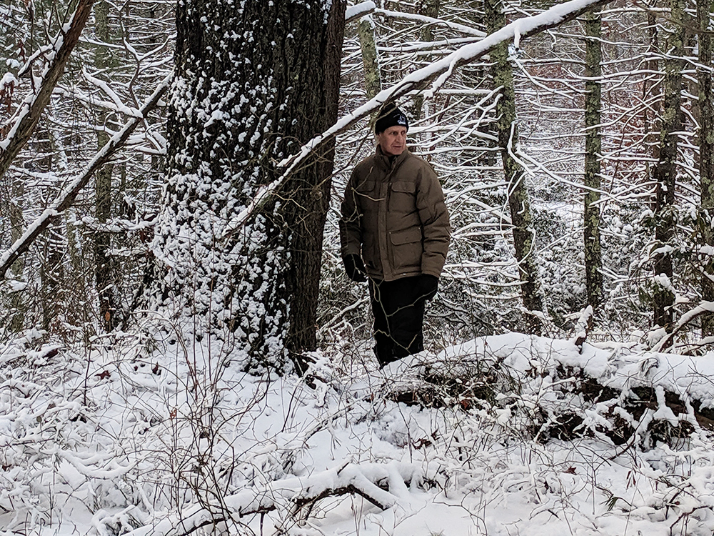 Mark in the snow